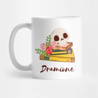 Dramione, skull and books Mug